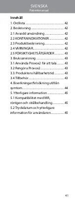 Предварительный просмотр 41 страницы Atos PROVOX 2 Instructions For Use Manual