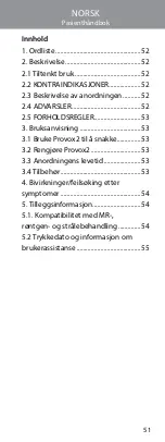 Предварительный просмотр 51 страницы Atos PROVOX 2 Instructions For Use Manual