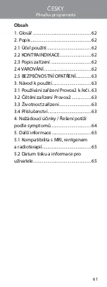 Предварительный просмотр 61 страницы Atos PROVOX 2 Instructions For Use Manual