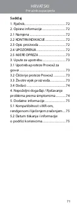 Предварительный просмотр 71 страницы Atos PROVOX 2 Instructions For Use Manual