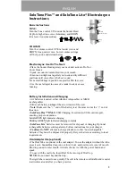 Предварительный просмотр 3 страницы Atos PROVOX Electrolarynx SolaTone Lite Instructions For Use Manual