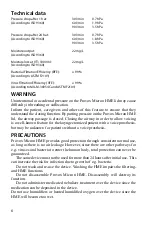 Preview for 6 page of Atos PROVOX Micron HME Series Instructions For Use Manual