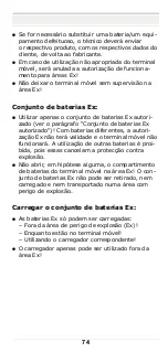 Preview for 74 page of Atos Unity OpenStage M3 Ex Safety Notes