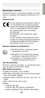 Preview for 83 page of Atos Unity OpenStage M3 Ex Safety Notes