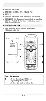 Preview for 84 page of Atos Unity OpenStage M3 Ex Safety Notes