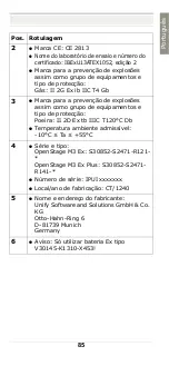 Preview for 85 page of Atos Unity OpenStage M3 Ex Safety Notes