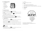 Preview for 2 page of ATP Electronics AMT-903 User Manual