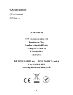 Preview for 11 page of ATP Electronics ET-931 User Manual