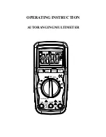 ATP Instrumentation DT-931 Operating Instruction preview