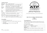 ATP Instrumentation MT-913 User Manual предпросмотр