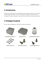 Preview for 4 page of ATrack AT1 Series Assembly Manual