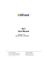 ATrack AU7 User Manual preview