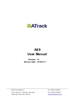 Preview for 1 page of ATrack AX9 User Manual