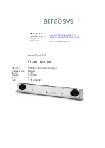 Atracsys fusionTrack 500 User Manual preview