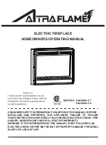 ATRAFLAME FA23V60L-C7 Homeowners Operating Manual preview