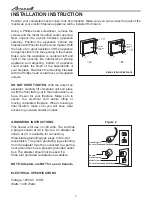 Предварительный просмотр 3 страницы ATRAFLAME FA23V60L-C7 Homeowners Operating Manual