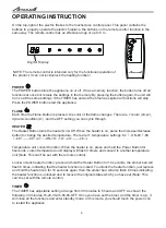 Предварительный просмотр 6 страницы ATRAFLAME FA23V60L-C7 Homeowners Operating Manual