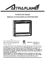 Предварительный просмотр 10 страницы ATRAFLAME FA23V60L-C7 Homeowners Operating Manual