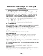 Preview for 33 page of AtriCure CRYO1 Installation Instructions Manual