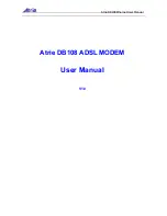 Atrie DB108 User Manual preview