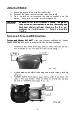 Предварительный просмотр 10 страницы Atrix Ergo Edge VACBP1WV Owner'S Manual