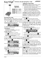 Atron Systems Easy Weigh BX-120+ Installation And Assembly preview