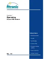 Atronic Cashline Operating Manual preview