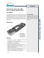 Preview for 3 page of Atronic Ithaca Epic 950 User Manual