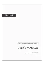 Atrust T180L User Manual предпросмотр