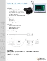 Предварительный просмотр 10 страницы ATS ATS-FM-22 Instructional Manual