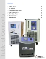 Preview for 3 page of ATS Chill V Series Instructional Manual