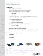 Preview for 4 page of ATS Chill V Series Instructional Manual