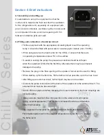 Preview for 6 page of ATS Chill V Series Instructional Manual