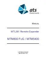 ATS MTL381 Manual предпросмотр