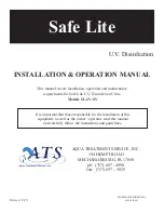 ATS Safe Lite SL-2V Installation & Operation Manual preview