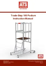 ATS Trade-Step 100 Podium Instruction Manual предпросмотр