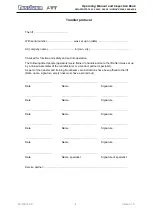 Preview for 8 page of ATT NUSSBAUM HYMAX S 3000 Operating Manual And Inspection Book