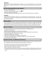 Preview for 8 page of ATTACK PZO 120 Instructions For Use Manual