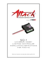 ATTACK SQ-1 Installation Instructions Manual предпросмотр