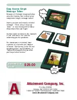 Preview for 4 page of Attainment Company EXPRESS ONE User Manual