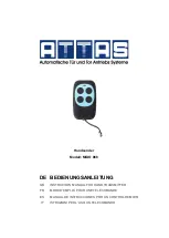 Preview for 1 page of attas MIDO 868 Instruction Manual