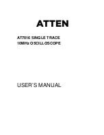 Atten AT7016 User Manual предпросмотр