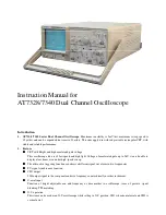 Предварительный просмотр 1 страницы Atten AT7328 Series Instruction Manual