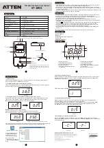 Предварительный просмотр 1 страницы Atten ST-1090 User Manual