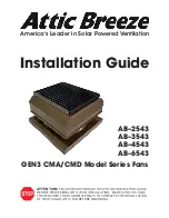 Attic Breeze GEN3 CMA Series Installation Manual preview