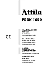 Attila PRDK 1050 Instruction For The Use - Installation Advice предпросмотр