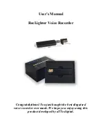 Предварительный просмотр 1 страницы aTTo Digital RecLighter User Manual