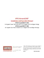 ATTO Technology ATTO XstreamCORE FC 7550 Installation And Operation Manual предпросмотр