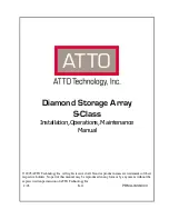 Предварительный просмотр 1 страницы ATTO Technology Diamond Array S Installation And Operating Manual