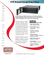 Предварительный просмотр 1 страницы ATTO Technology Diamond Array V Brochure & Specs